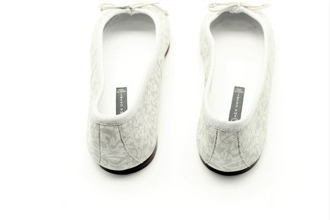 CLASSICA | genuine 100% leather Ballerina Pump White, Classica ballerina 100% pelle