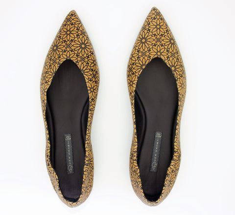 CLAUDIA | 100% Genuine leather Flat shoes Beige, scarpa bassa 100% in pelle